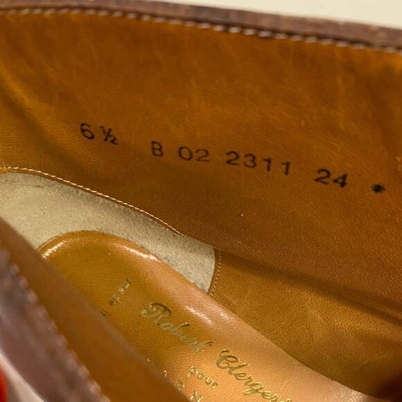 Robert Clergerie Made in France Brown Leather Booties 6.5us - Picture 6 of 10